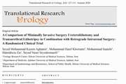 A Comparison of Minimally Invasive Surgery Ureterolithotomy and Transurethral Lithotripsy in Combination with Retrograde Intrarenal Surgery: A Randomized Clinical Trial Original Article